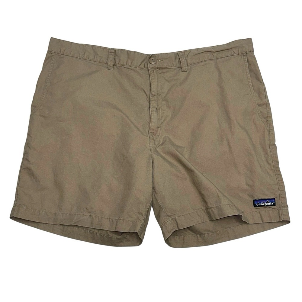 Patagonia Shorts Mens Size 38 Quandary Athletic Hiking Beige Beach